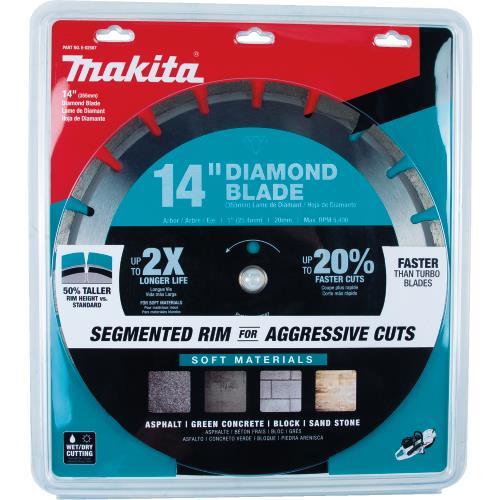 Makita E-02587 14" Diamond Blade, Segmented, Soft Material