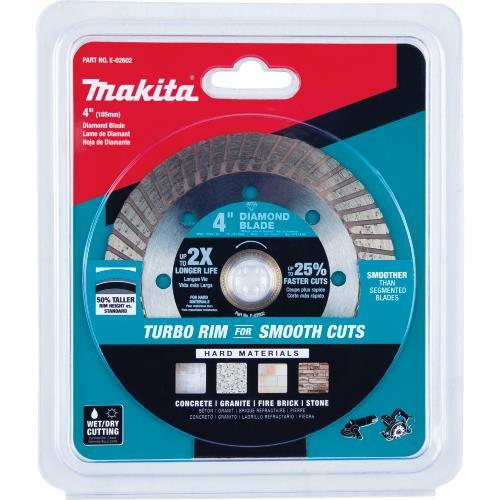 Makita E-02602 4" Diamond Blade, Turbo, Hard Material