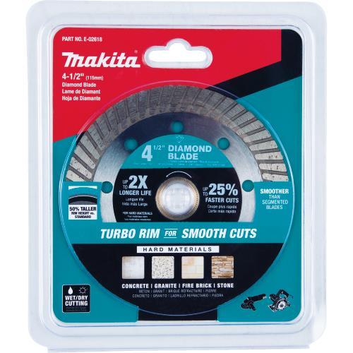 Makita E-02618 4‘1/2" Diamond Blade, Turbo, Hard Material