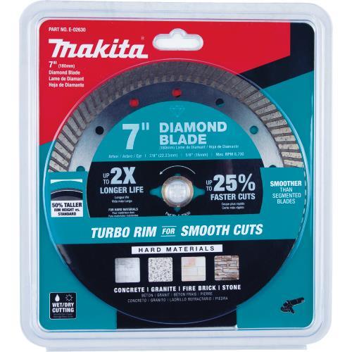 Makita E-02630 7" Diamond Blade, Turbo, Hard Material