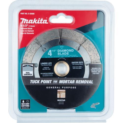 Makita E-02680 4‘1/2" Dual Sandwich Diamond Tuck Point Blade