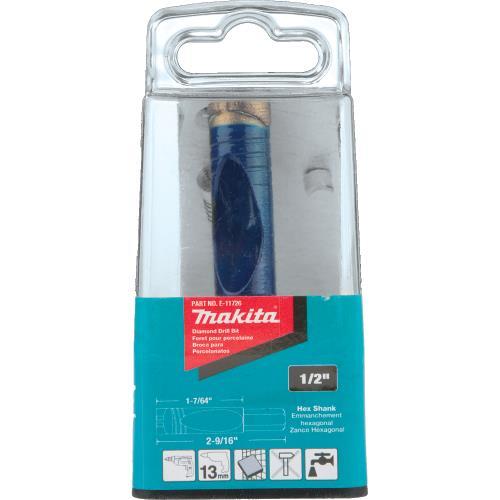 Makita E-11726 1/2" Diamond Drill Bit, Hex Shank