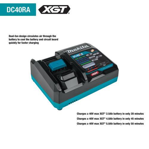 Makita GRH05M1 40V max XGT® Brushless 1‘9/16" SDS‘MAX AVT® Rotary Hammer Kit, AFT®, AWS® Capable (4.0Ah)