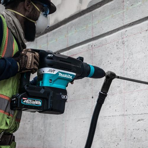 Makita GRH05M1 40V max XGT® Brushless 1‘9/16" SDS‘MAX AVT® Rotary Hammer Kit, AFT®, AWS® Capable (4.0Ah)