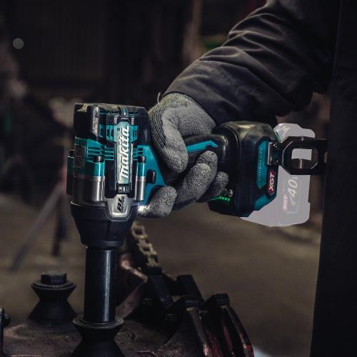Makita GWT08Z 40V max XGT® Brushless Cordless 4‘Speed Mid‘Torque 1/2" Sq. Drive Impact Wrench w/ Detent Anvil, Tool Only