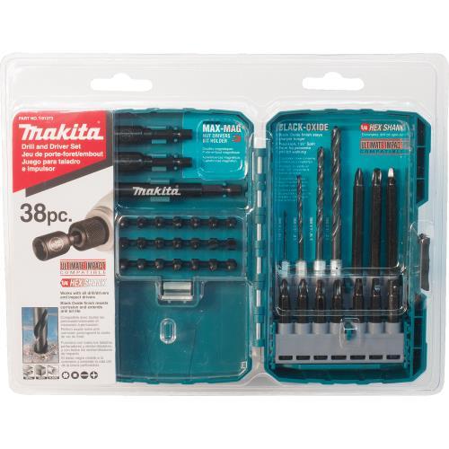 Makita T-01373 Impact Drill/Driver Bit Set, 38‘Pc.