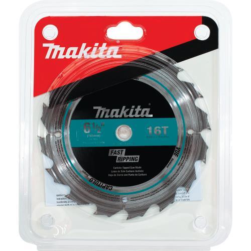 Makita T-01395 6‘1/2" 16T Carbide‘Tipped Circular Saw Blade, Framing