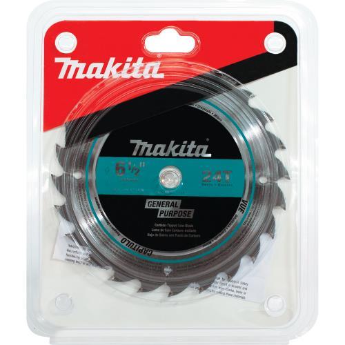 Makita T-01404 6‘1/2" 24T Carbide‘Tipped Circular Saw Blade, Framing