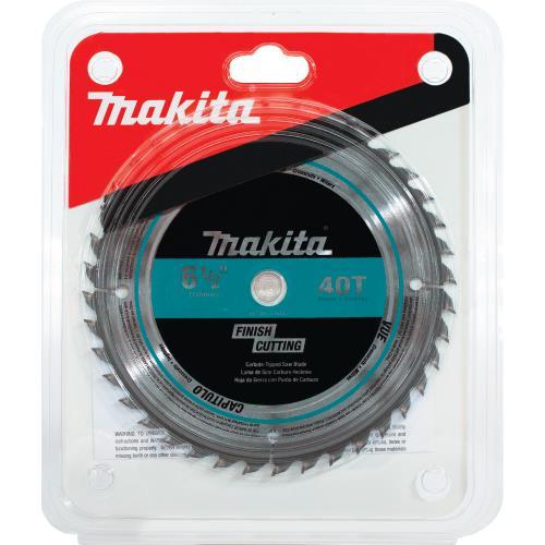 Makita T-01410 6‘1/2" 40T Carbide‘Tipped Circular Saw Blade, Fine Crosscutting