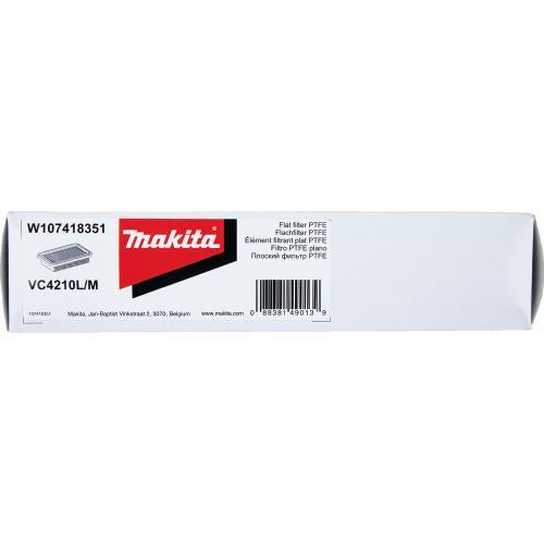 Makita W107418351 Main Flat Filter, VC4210