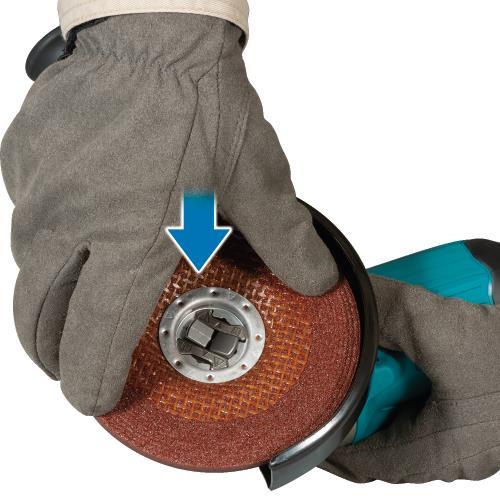 Makita XAG26Z 18V LXT® Lithium‘Ion Brushless Cordless 4‘1/2 / 5" Paddle Switch X‘LOCK Angle Grinder, with AFT®, Tool Only