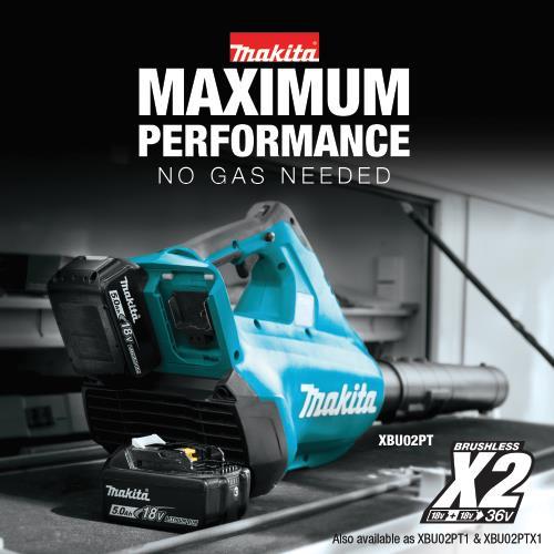 Makita XBU02PT 36V (18V X2) Lxt® Brushless Blower Kit
