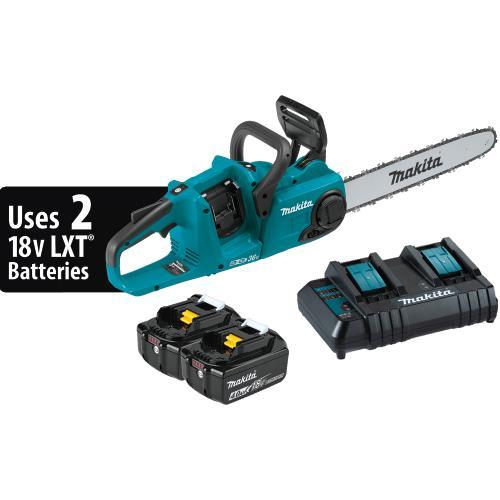 Makita XCU04CM 36V (18V X2) Lxt® Brushless 16" Chain Saw Kit