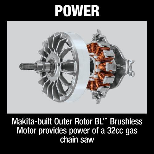 Makita XCU04CM 36V (18V X2) Lxt® Brushless 16" Chain Saw Kit