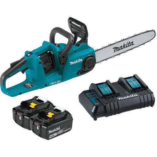 Makita XCU04CM 36V (18V X2) Lxt® Brushless 16" Chain Saw Kit