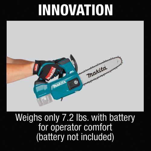 Makita XCU06Z 18V LXT® Lithium‘Ion Brushless Cordless 10" Top Handle Chain Saw, Tool Only