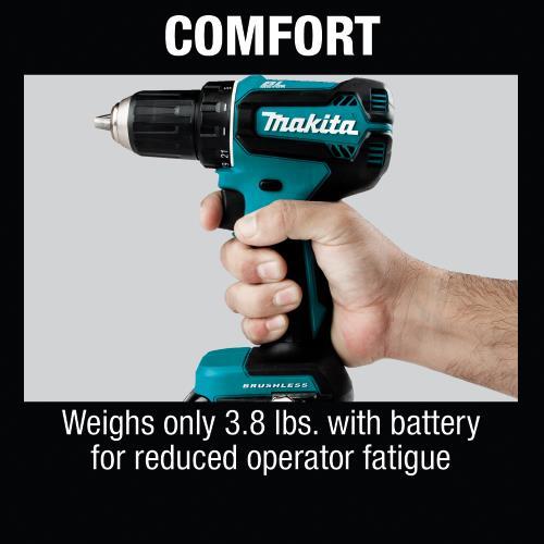 Makita XFD131 18V LXT® Lithium‘Ion Brushless Cordless 1/2" Driver‘Drill Kit (3.0Ah)