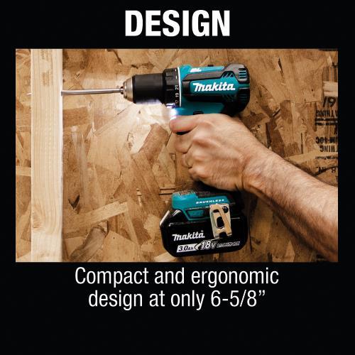 Makita XFD131 18V LXT® Lithium‘Ion Brushless Cordless 1/2" Driver‘Drill Kit (3.0Ah)