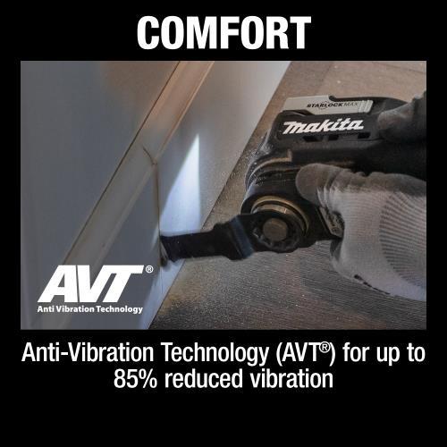 Makita XMT04ZB 18V Lxt® Lithium Ion Sub Compact Brushless Cordless Starlockmax® Oscillating Multi Tool, Tool Only