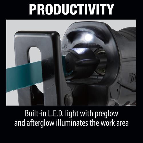 Makita XRJ05Z 18V LXT® Lithium‘Ion Brushless Cordless Recipro Saw, Tool Only