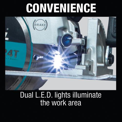 Makita XSH04ZB 18V LXT® Lithium‘Ion Sub‘Compact Brushless Cordless 6‘1/2 Circular Saw, Tool Only