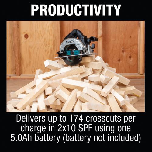 Makita XSH04ZB 18V LXT® Lithium‘Ion Sub‘Compact Brushless Cordless 6‘1/2 Circular Saw, Tool Only