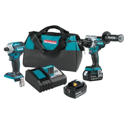 Makita XT288T 18V LXT® Lithium‘Ion Brushless Cordless 2‘Pc. Combo Kit (5.0Ah)