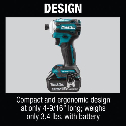 Makita XT288T 18V LXT® Lithium‘Ion Brushless Cordless 2‘Pc. Combo Kit (5.0Ah)