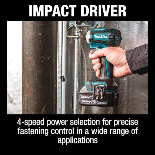Makita XT288T 18V LXT® Lithium‘Ion Brushless Cordless 2‘Pc. Combo Kit (5.0Ah)