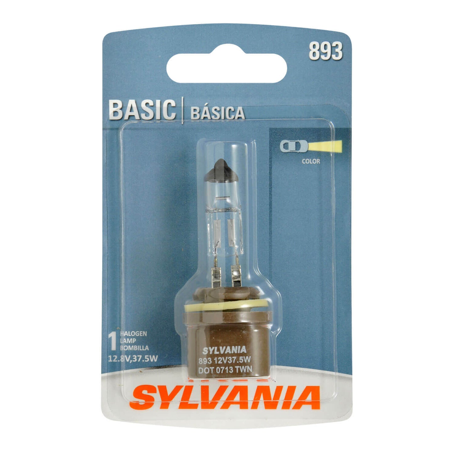 Sylvania Automotive 35718 Sylvania 893 Basic Fog Bulb, 1 Pack