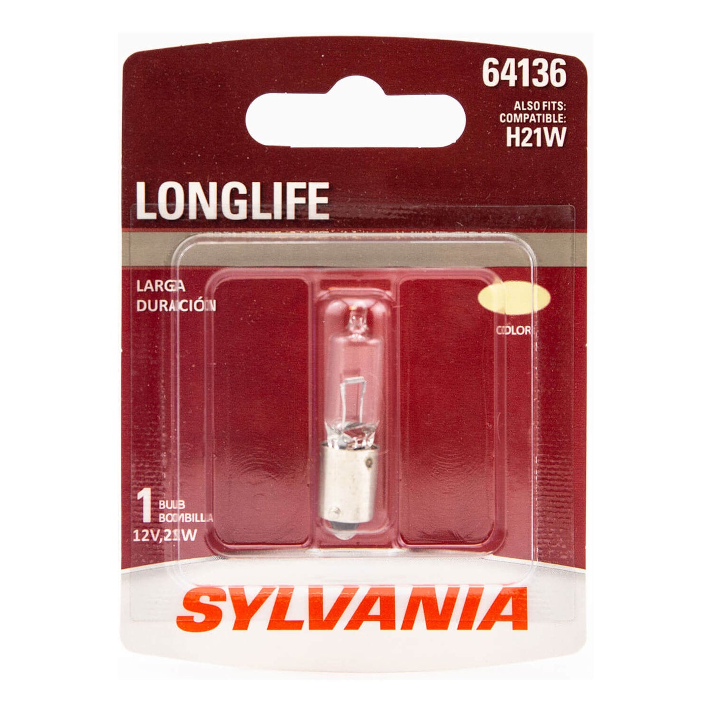 Sylvania 64136 Long Life Mini Bulb, 1 Pack