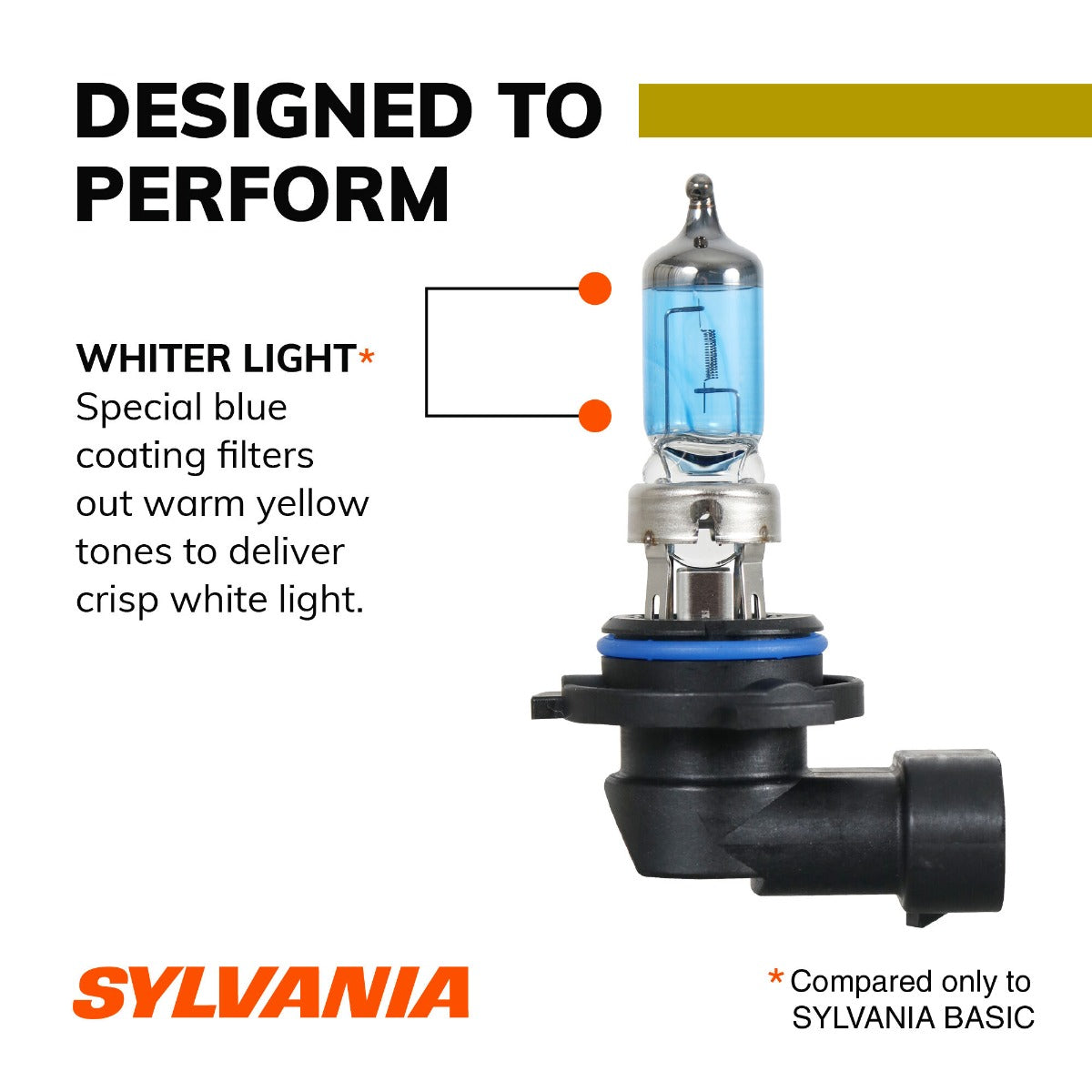 Sylvania 9006 Silverstar Zxe Gold Halogen Headlight Bulb, 2 Pack