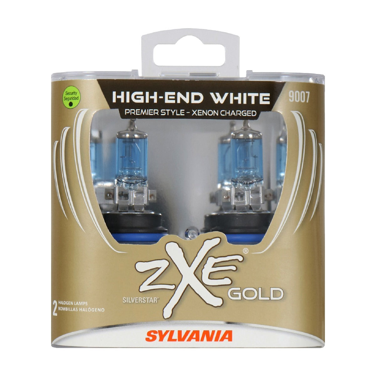 Sylvania 9007 Silverstar Zxe Gold Halogen Headlight Bulb, 2 Pack