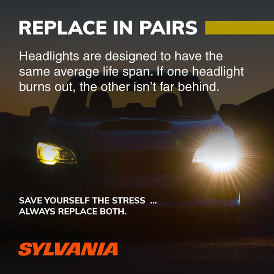 Sylvania 9007 Silverstar Zxe Gold Halogen Headlight Bulb, 2 Pack