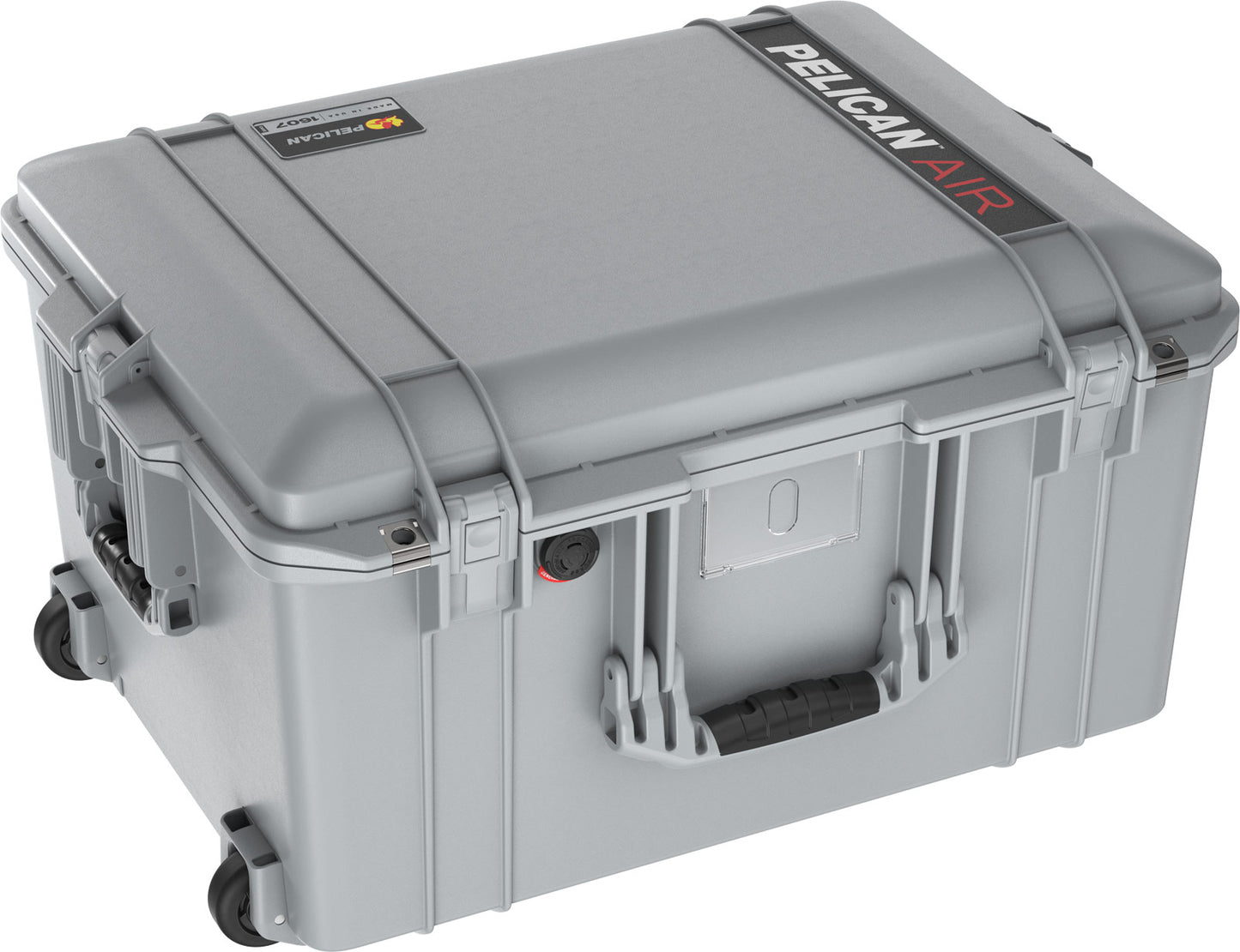 Pelican 1607 Air Case With Foam - Silver