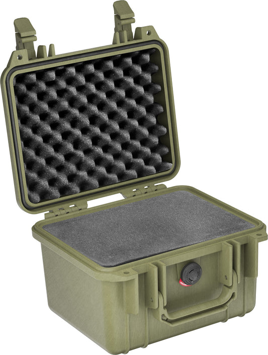 Pelican 1300 Protector Case With Foam - OD Green