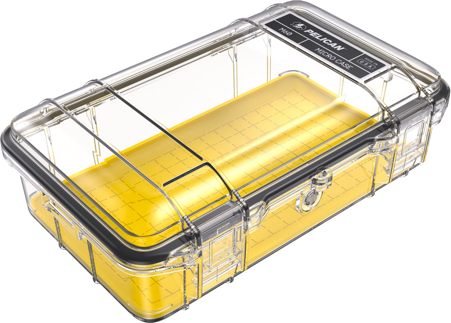 Pelican M60 Micro Case - Yellow / Clear