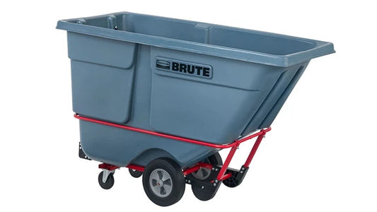 Rubbermaid 2192462 BRUTE ROTOMOLDED TILT TRUCK, STANDARD DUTY, 1 CUBIC YARD, GRAY