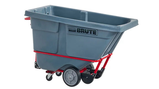 Rubbermaid 2192465 BRUTE ROTOMOLDED TILT TRUCK, HEAVY DUTY, 1/2 CUBIC YARD, GRAY