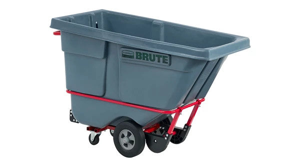 Rubbermaid 2192466 BRUTE ROTOMOLDED TILT TRUCK, STANDARD DUTY, 1/2 CUBIC YARD, GRAY