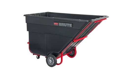 Rubbermaid FG103600BLA BRUTE ROTOMOLDED TILT TRUCK, HEAVY DUTY, 2 CUBIC YARD, BLACK