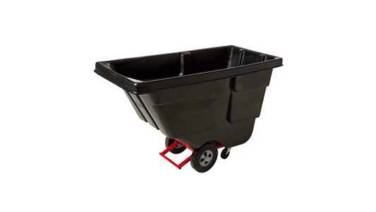 Rubbermaid FG130400BLA ROTOMOLDED TILT TRUCK, UTILITY DUTY, 1/2 CUBIC YARD, BLACK