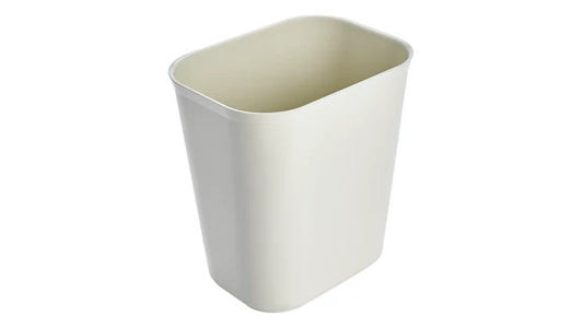 Rubbermaid FG254100BEIG FIRE RESISTANT WASTEBASKET 14 QT BEIGE