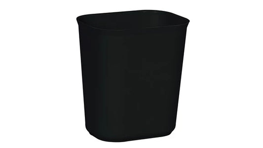 Rubbermaid FG254100BLA FIRE RESISTANT WASTEBASKET 14 QT BLACK