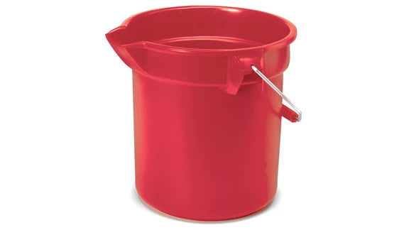 Rubbermaid FG261400RED 14 QT ROUND BUCKET, RED