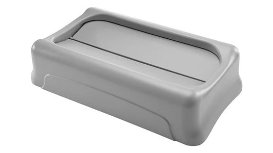 Rubbermaid FG267360GRAY SLIM JIM® SWING LID GRAY