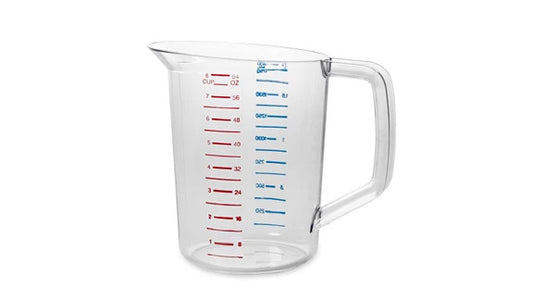 Rubbermaid FG321700CLR BOUNCER® MEASURING CUP 2 QT CLEAR