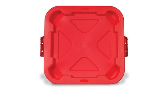 Rubbermaid FG352900RED BRUTE® SQUARE SNAP LOCK® LID RED