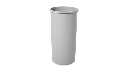 Rubbermaid FG354600GRAY UNTOUCHABLE® 22 GAL ROUND GRAY