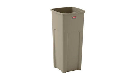 Rubbermaid FG356988BEIG UNTOUCHABLE® 23 GAL SQUARE BEIGE